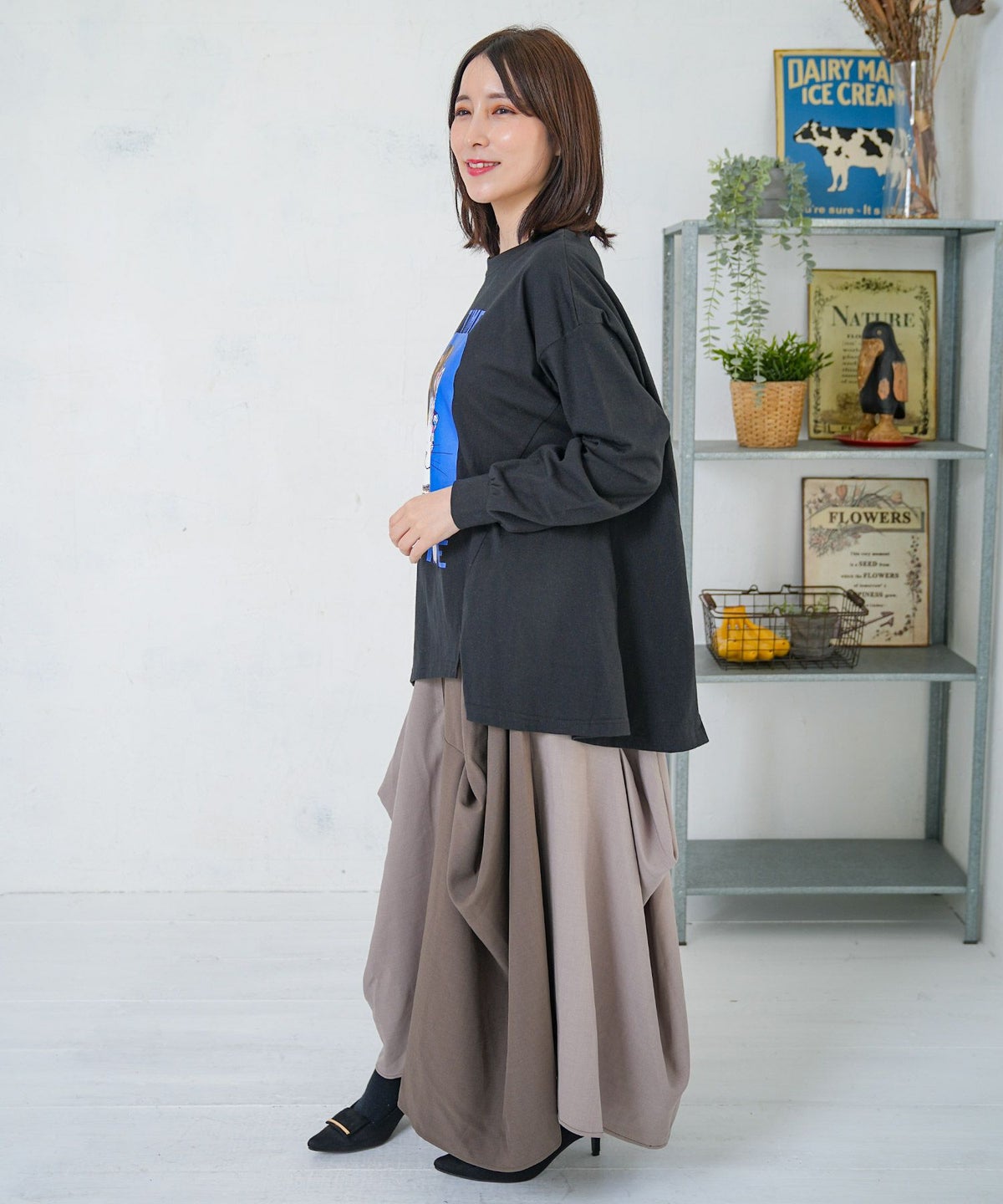 ティータイムターバンネコちゃんプルオーバー-3