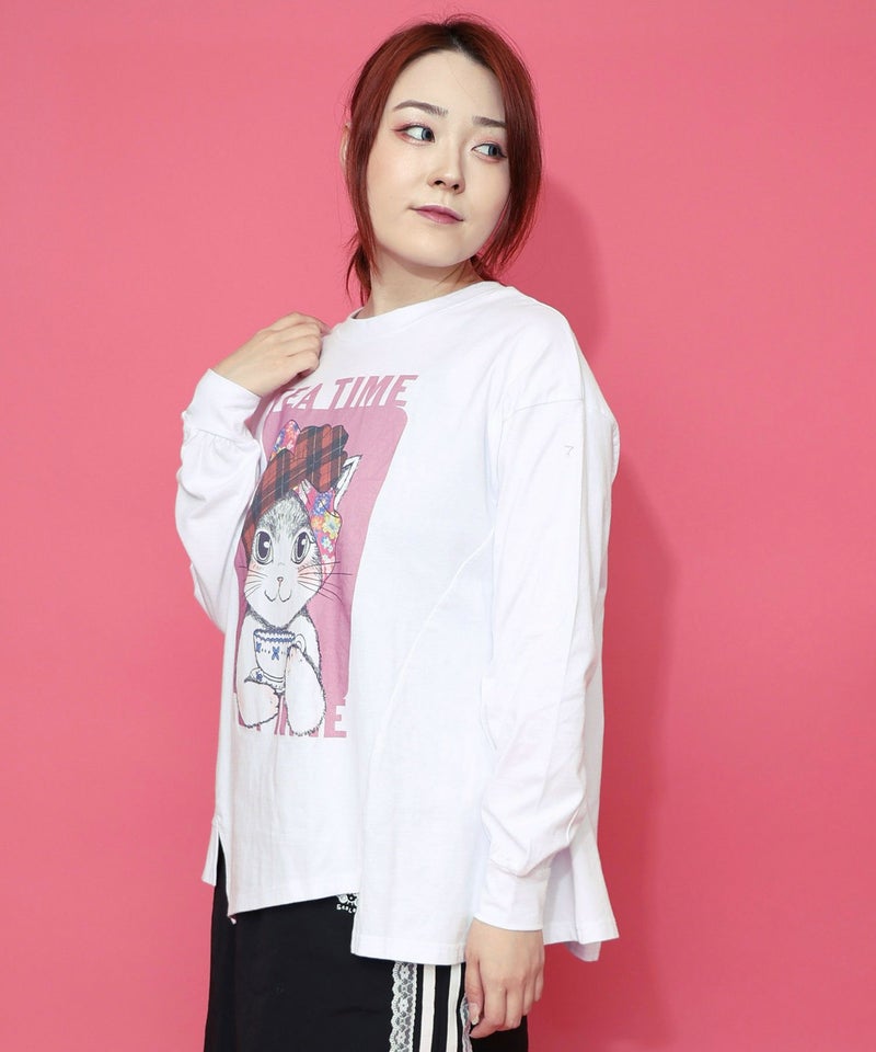 ティータイムターバンネコちゃんプルオーバー-10