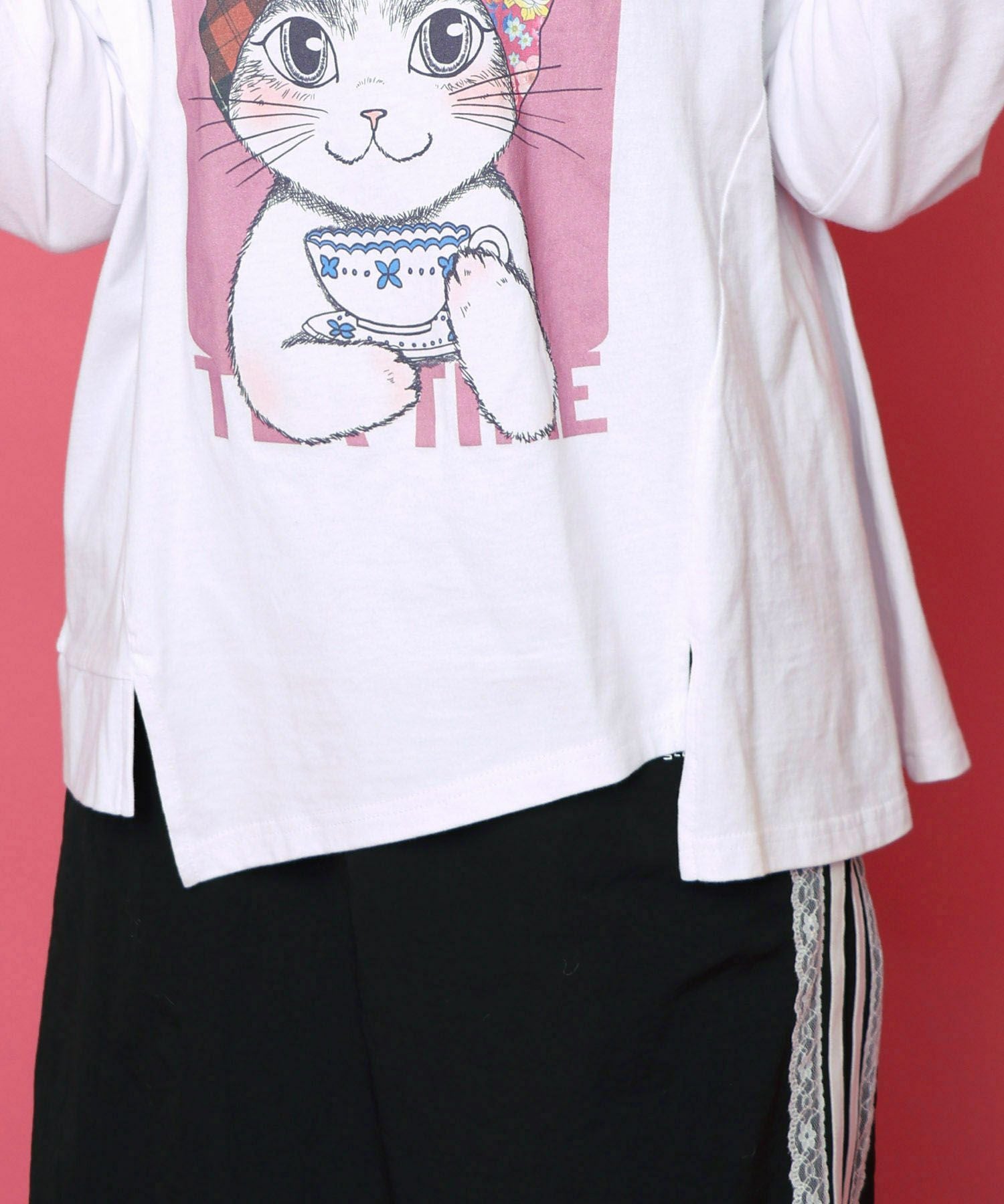 153730：ティータイムターバンネコちゃんプルオーバーの通販-ScoLar