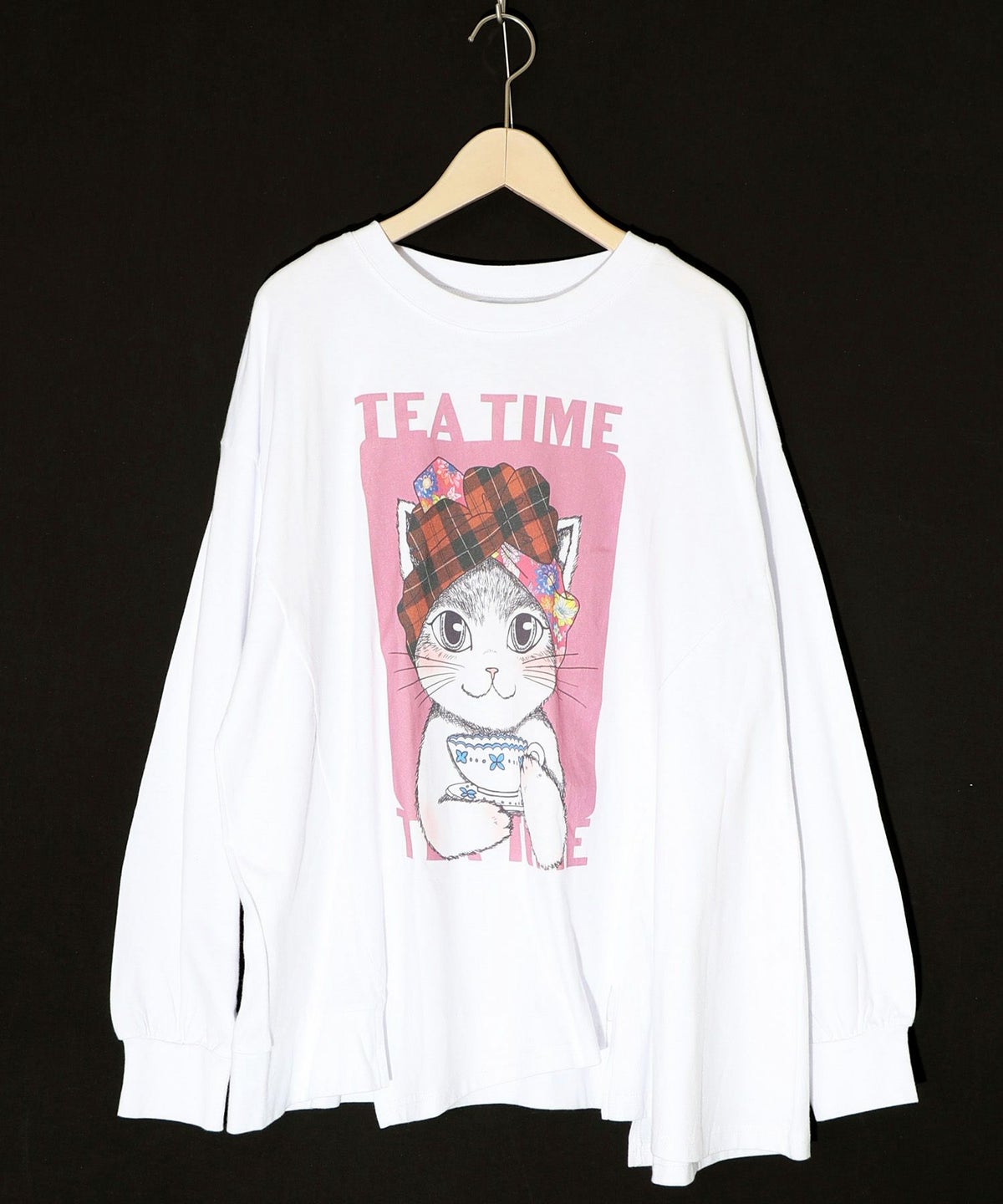 ティータイムターバンネコちゃんプルオーバー-14