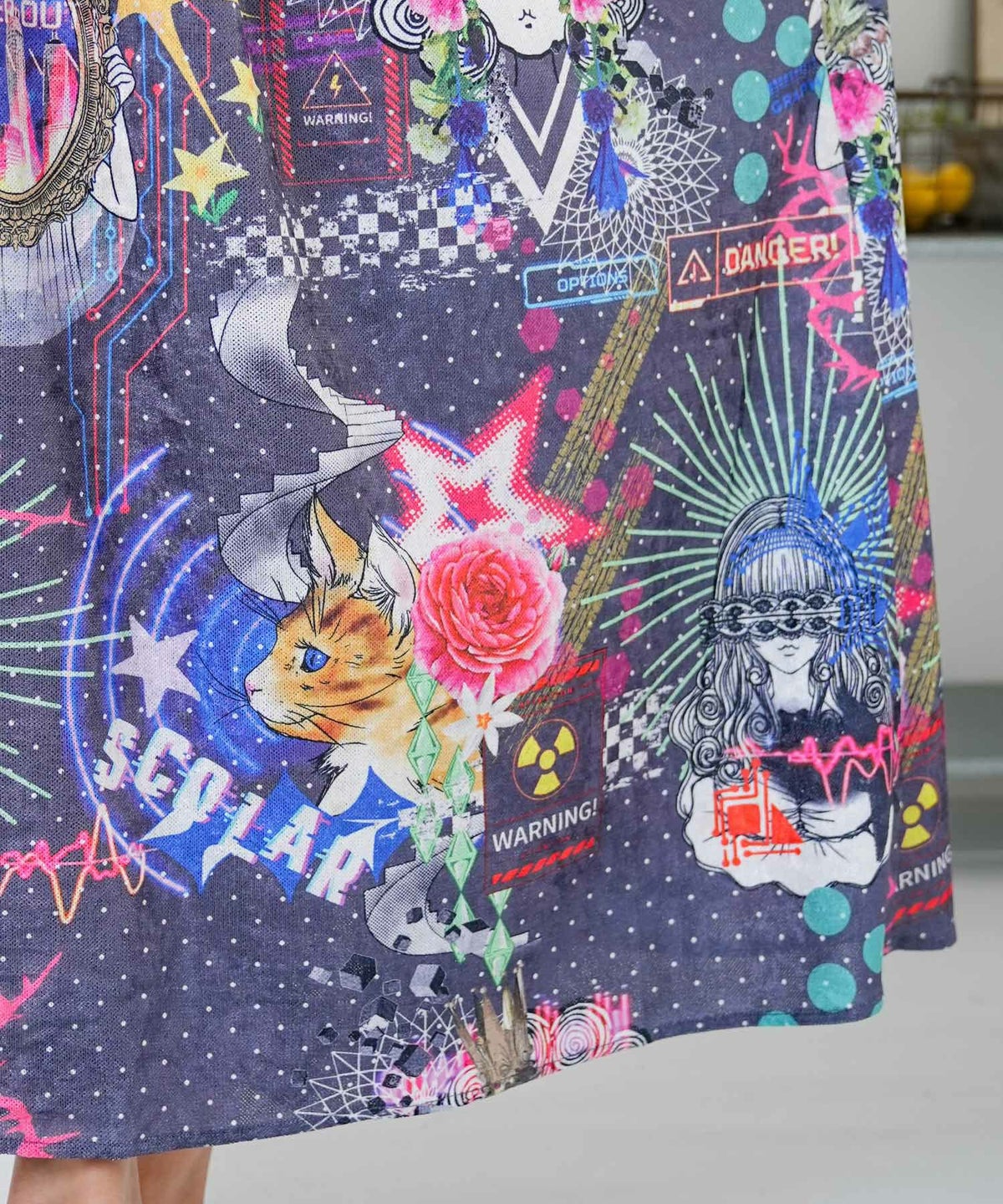 2柄展開クラッシュベロアワンピース-9