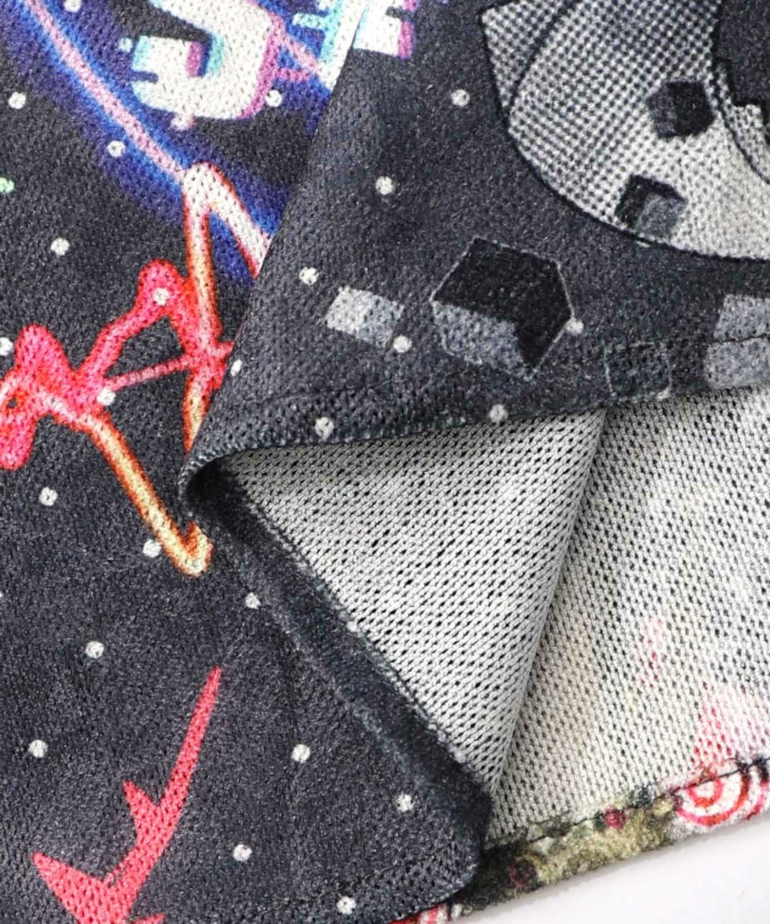 153721：2柄展開クラッシュベロアワンピースの通販-ScoLar