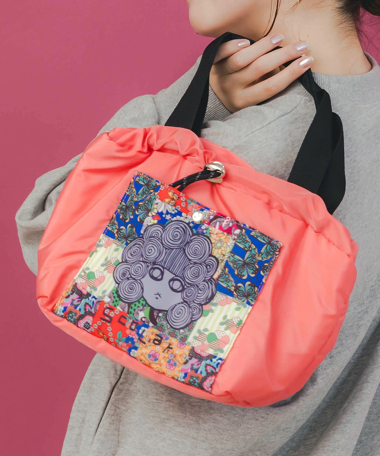 653436：スカラーちゃん配色2wayハンドバッグの通販-ScoLar