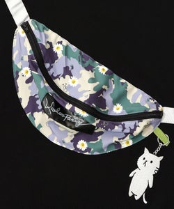 フェイクボディバッグ×ネコ刺繍付き裏毛プルオーバー-17