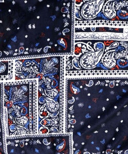 ランダムバンダナ柄双面フランネルブルゾン-12