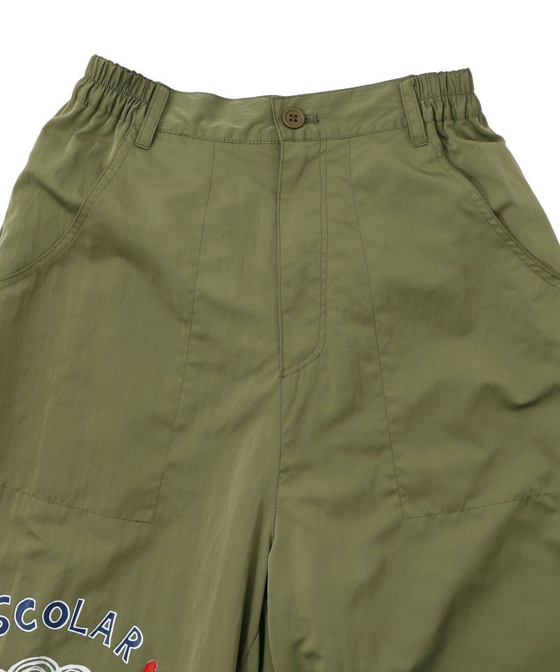 ポップ柄裏フリースあったかナイロンパンツ-33