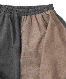 ランダムタック入り3柄展開 配色バルーンスカート-17