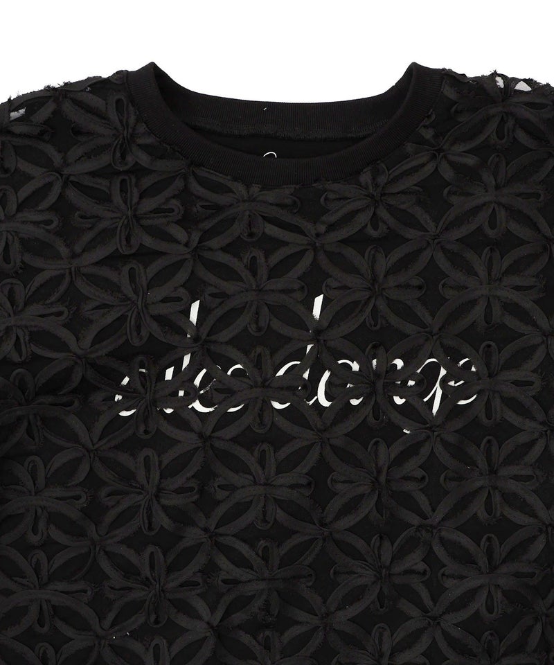 天使モチーフ立体チュール×裏毛プルオーバー-12