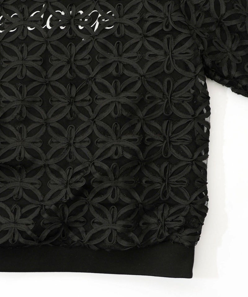 天使モチーフ立体チュール×裏毛プルオーバー-14