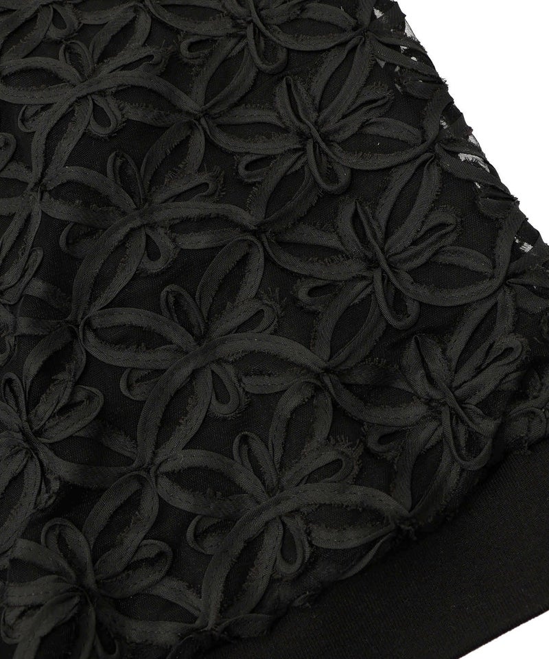 天使モチーフ立体チュール×裏毛プルオーバー-15