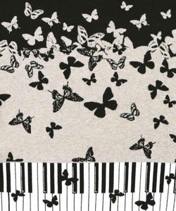 ピアノ×蝶柄バイカラーニットプルオーバー-12