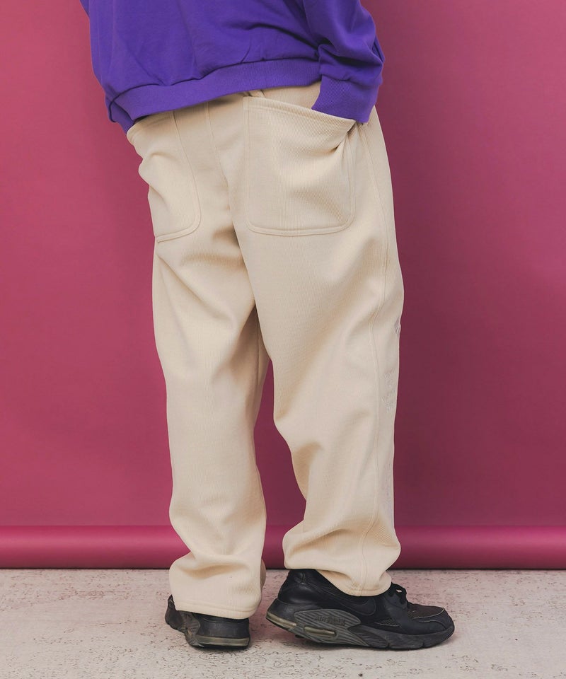 ラビルとネコのスノーメモリー裏起毛パンツ-12