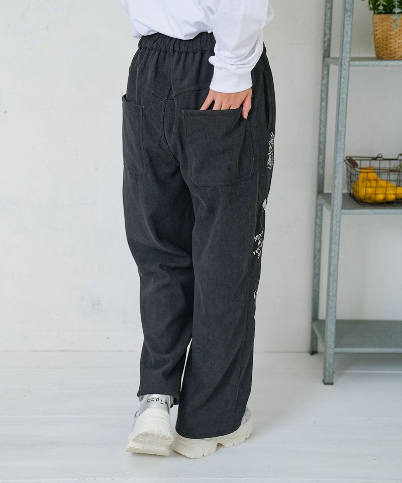 ラビルとネコのスノーメモリー裏起毛パンツ-20