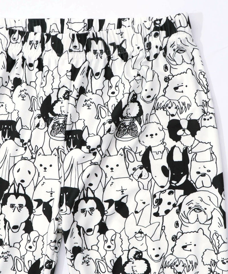 スカラー3柄展開 裏起毛スムースレギンス-8