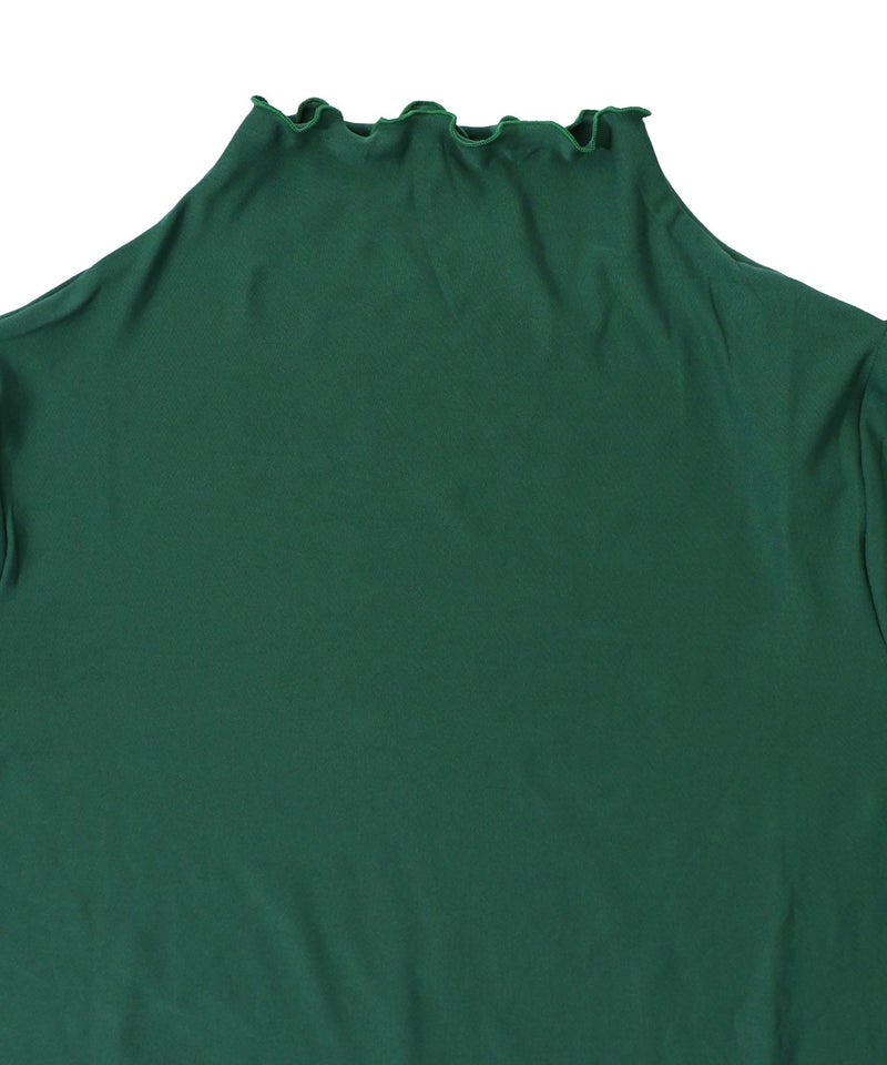 ネコ刺繍袖×メロウ裏起毛スムースインナー-17