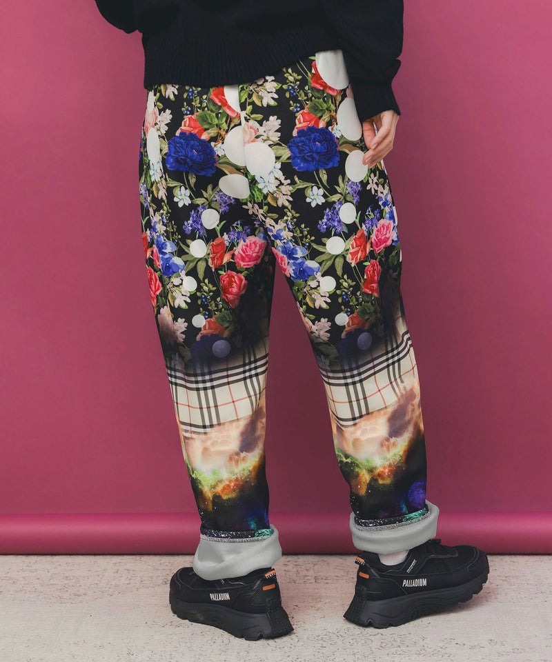 ダークメルヘン風3柄展開ボンディングパンツ-5