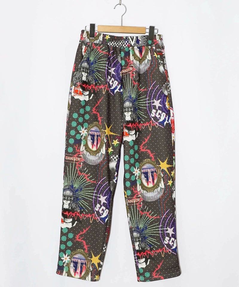 ダークメルヘン風3柄展開ボンディングパンツ-9