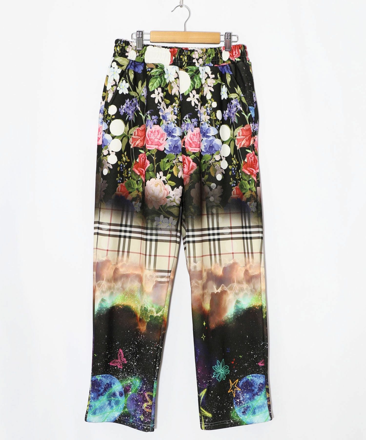 153720：ダークメルヘン風 3柄展開ボンディングパンツの通販-ScoLar