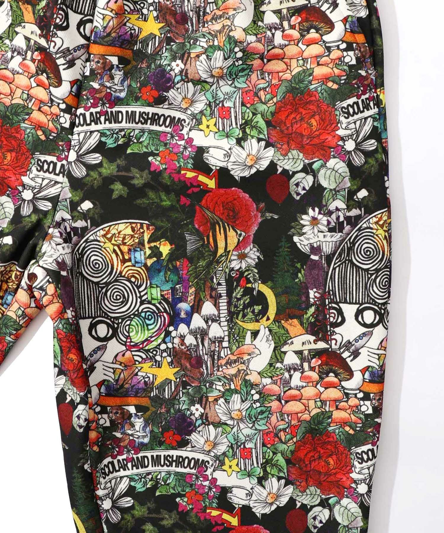 153720：ダークメルヘン風 3柄展開ボンディングパンツの通販-ScoLar