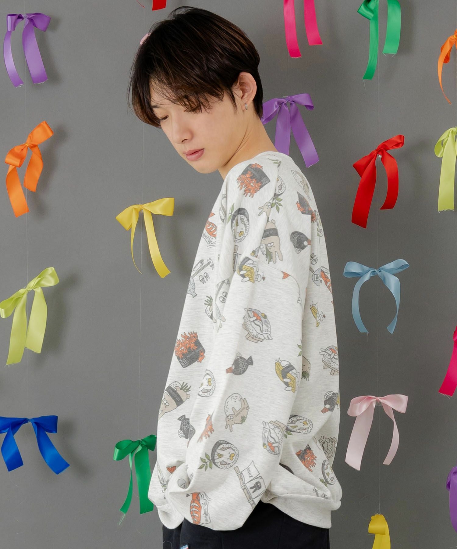 353138：ラビル寿司尽くし裏毛プルオーバーの通販-ScoLar