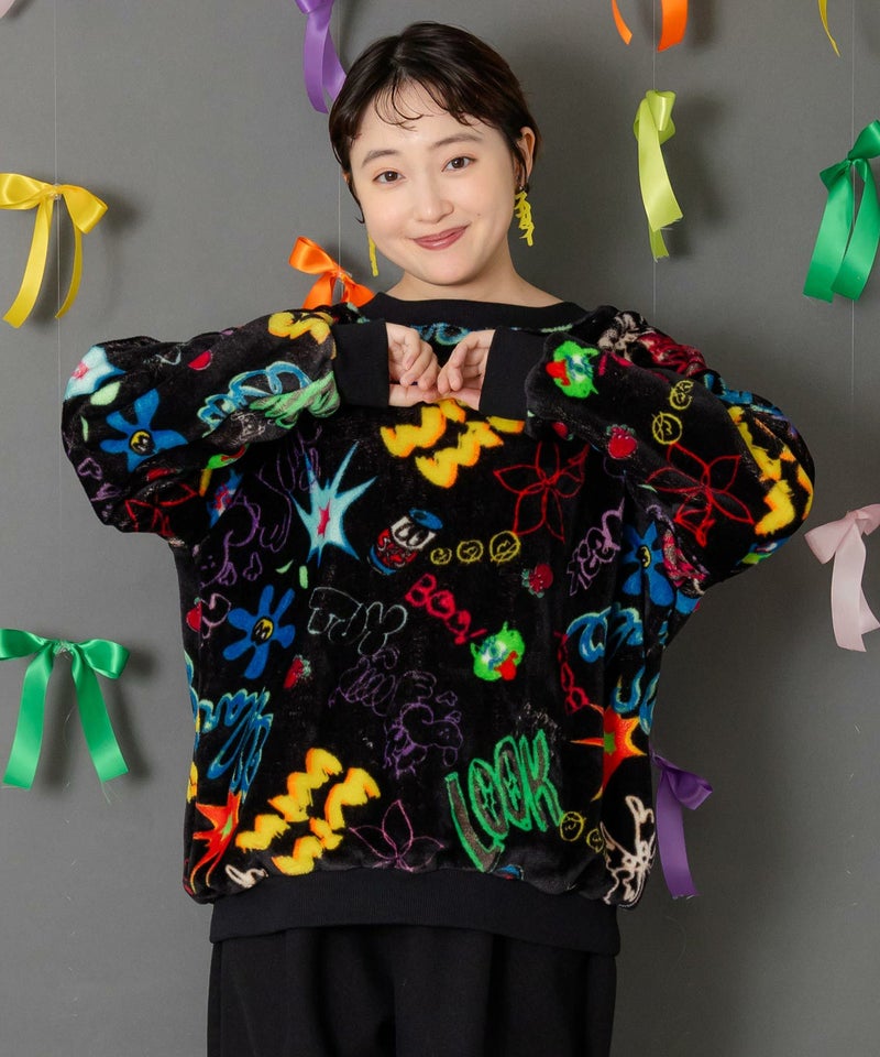 3柄展開両面フランネルプルオーバー-5