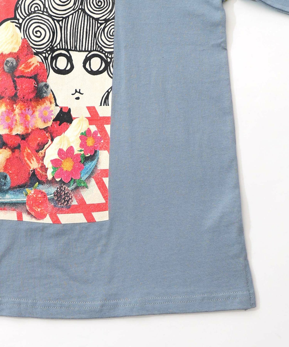 ベリーパンケーキ柄メロー加工プルオーバー-16