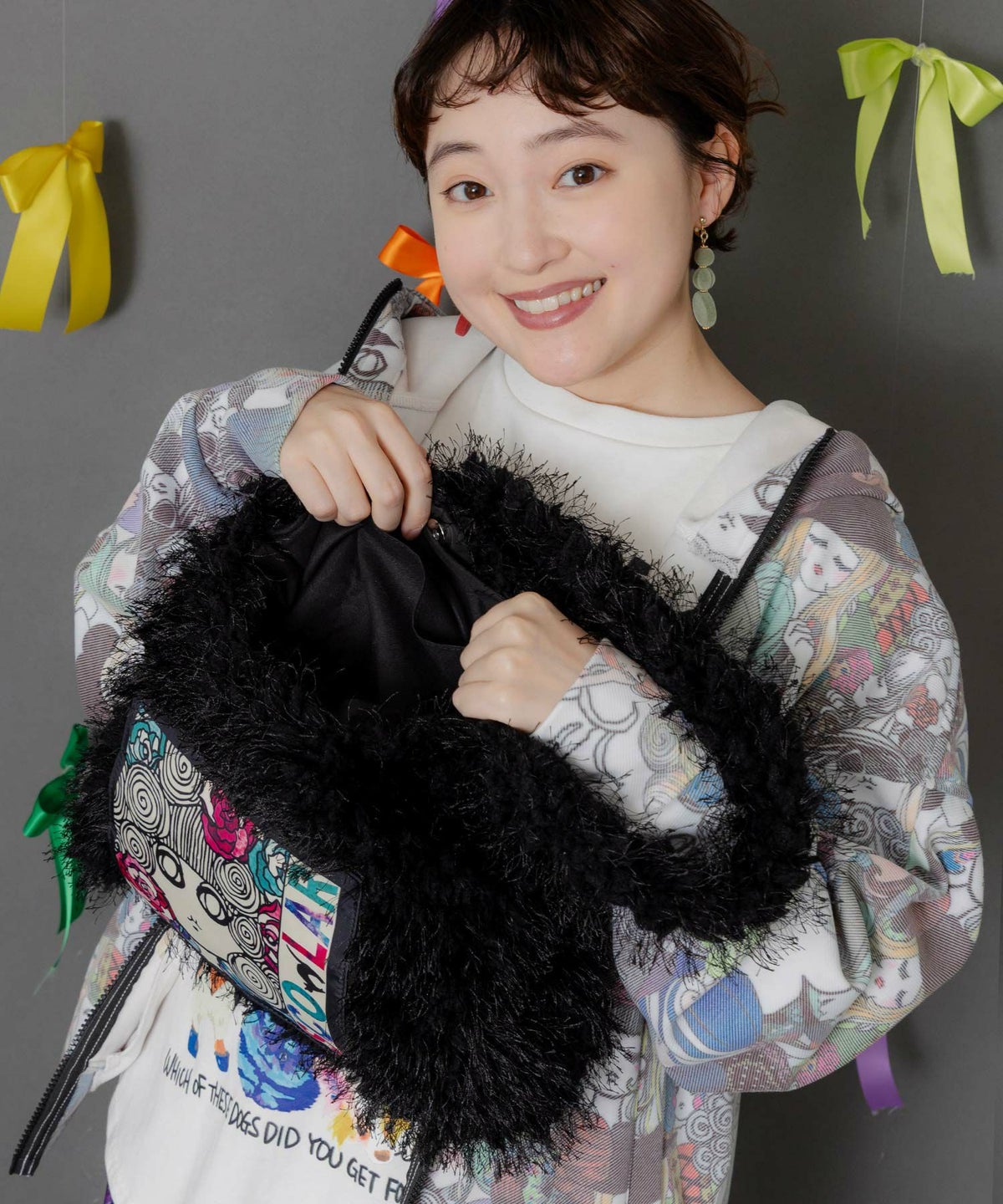 スカラーちゃんのもこもこピレネーショルダーバッグ-9