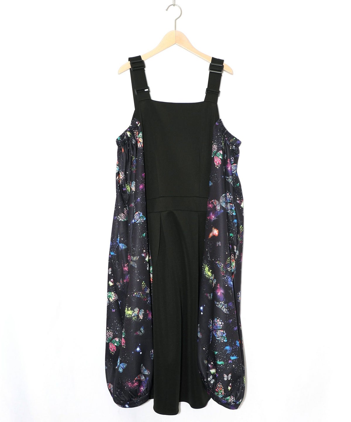 宇宙蝶柄×ジャージ生地 ジャンパースカート-19