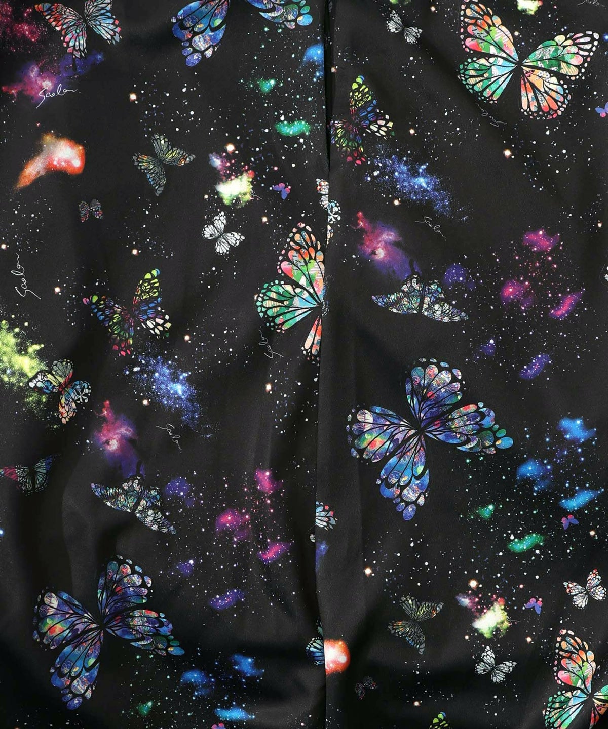 宇宙蝶柄×ジャージ生地 ジャンパースカート-20