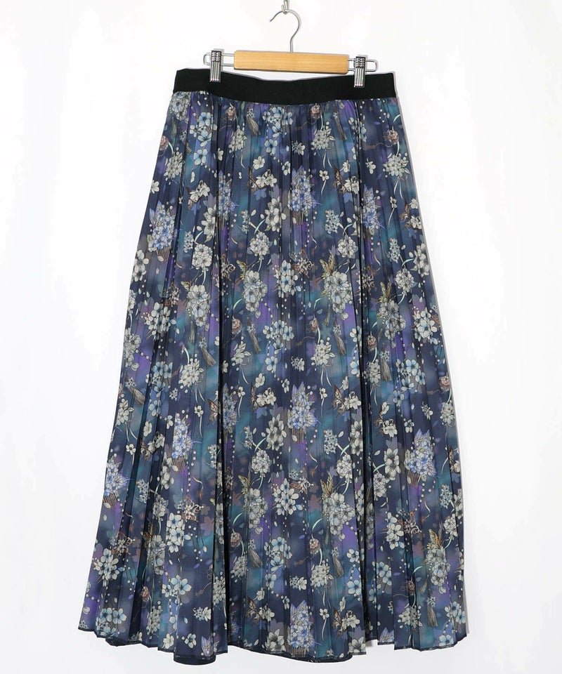 雅結×iS ScoLarコラボ 花蝶リバーシブルスカート-25
