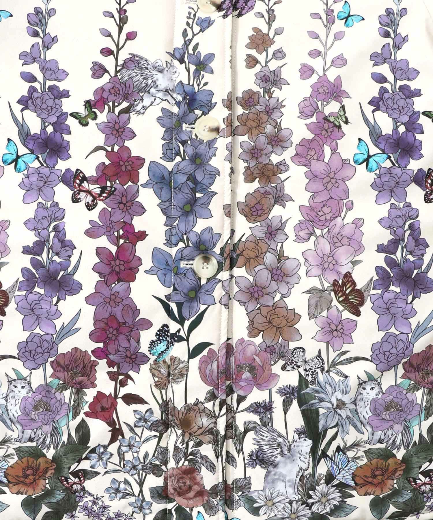 553290：花柄orキルティング リバーシブルブルゾンの通販-ScoLar