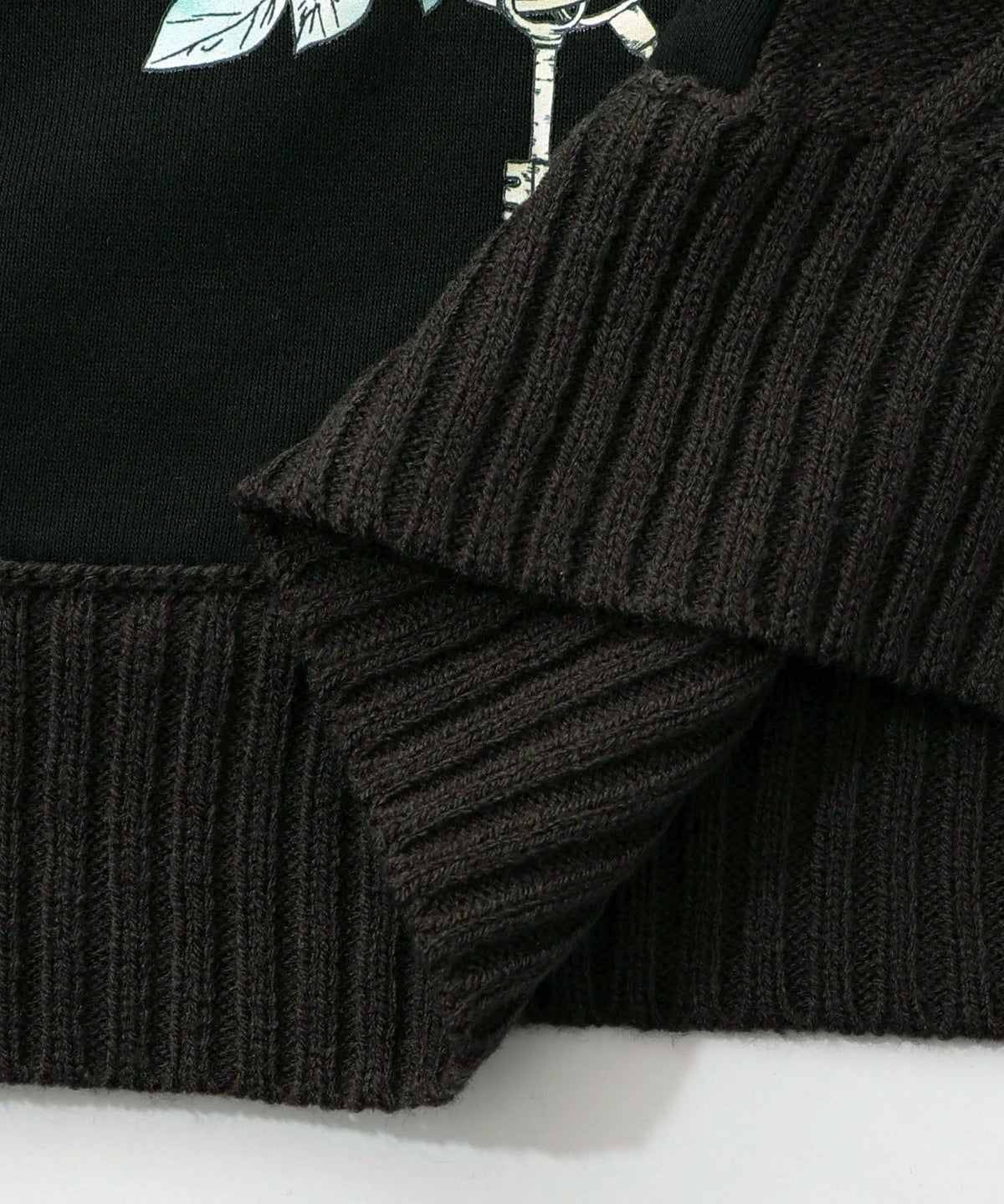 童話風プリント異素材切替プルオーバー-17