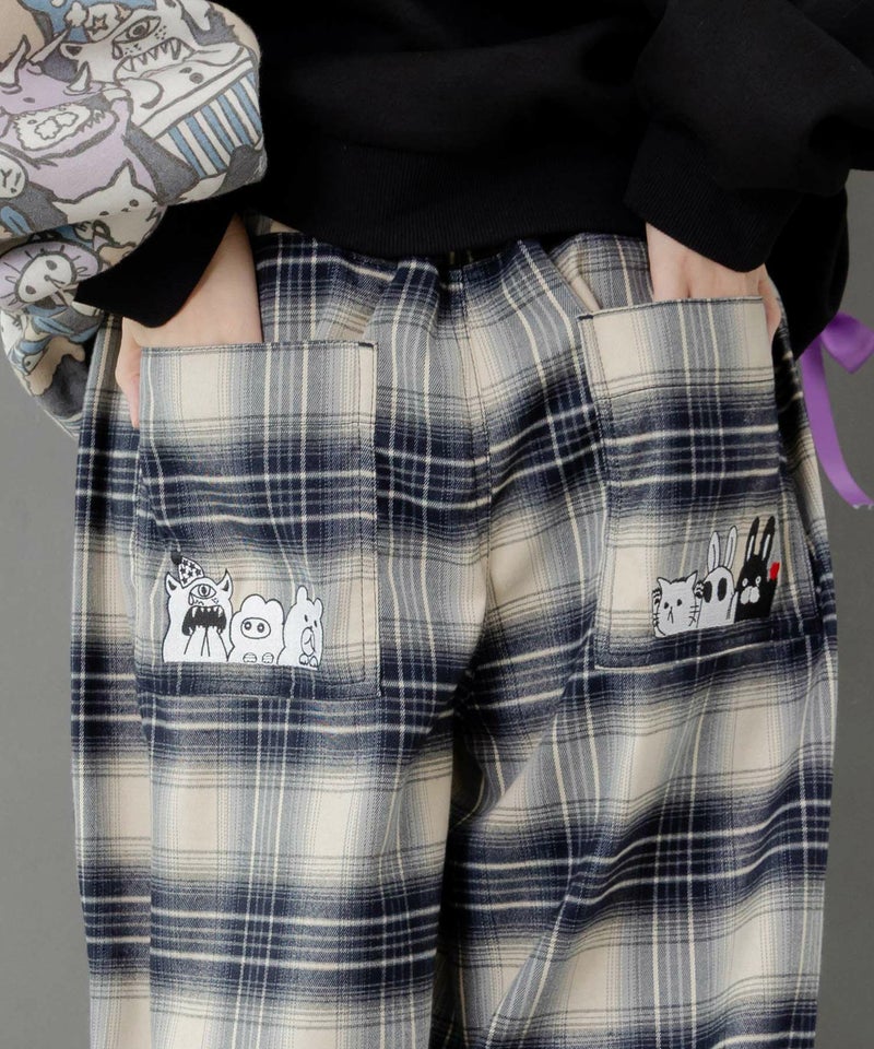 ポッケにパリティキャラクターズ 3素材パンツ-7