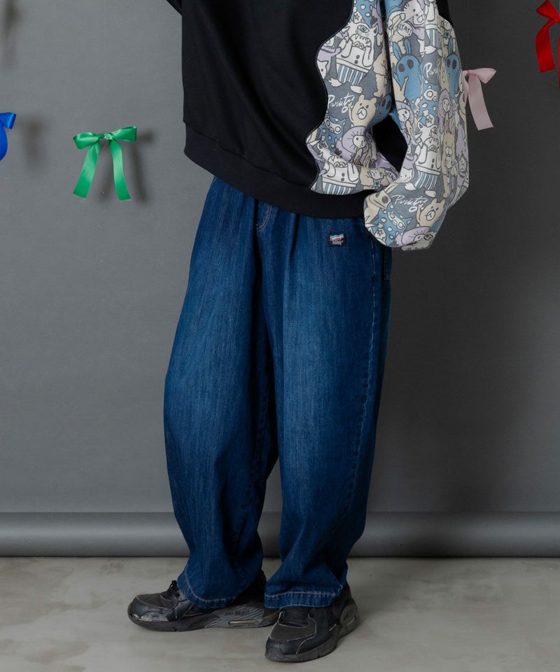 ポッケにパリティキャラクターズ 3素材パンツ-17