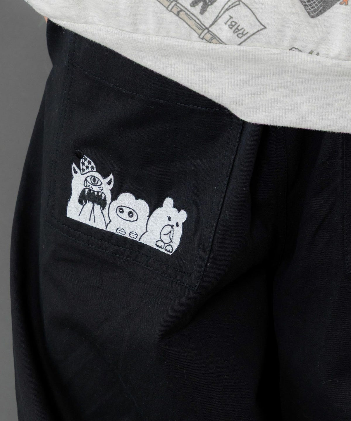 ポッケにパリティキャラクターズ 3素材パンツ-25