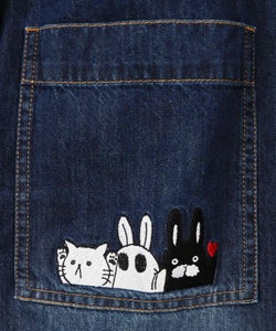 ポッケにパリティキャラクターズ 3素材パンツ-35