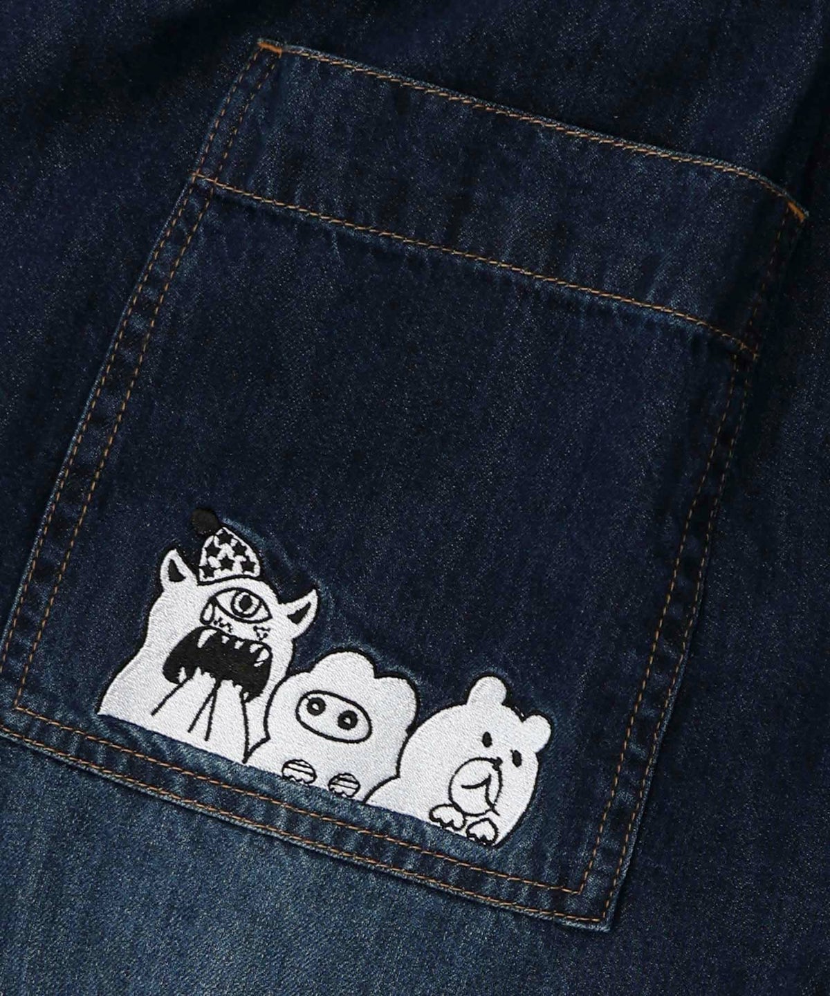 ポッケにパリティキャラクターズ 3素材パンツ-39