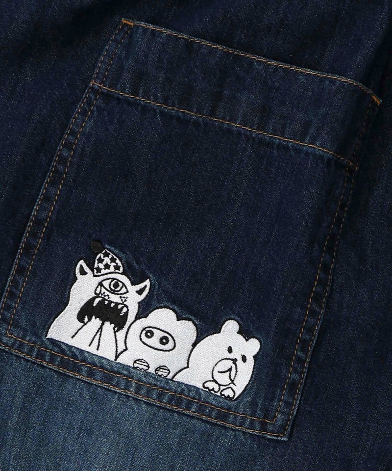 ポッケにパリティキャラクターズ 3素材パンツ-39