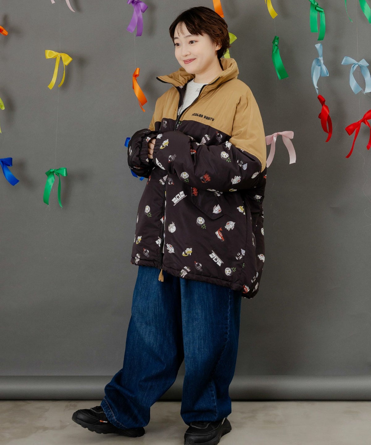 ラビルの寿司づくし 中綿入りブルゾン-10