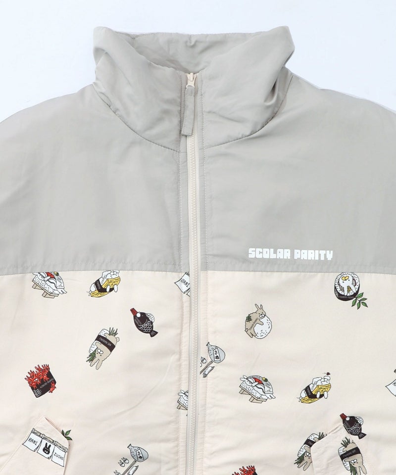 ラビルの寿司づくし 中綿入りブルゾン-17