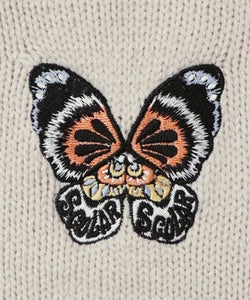 蝶刺繍ニットカーディガン-12