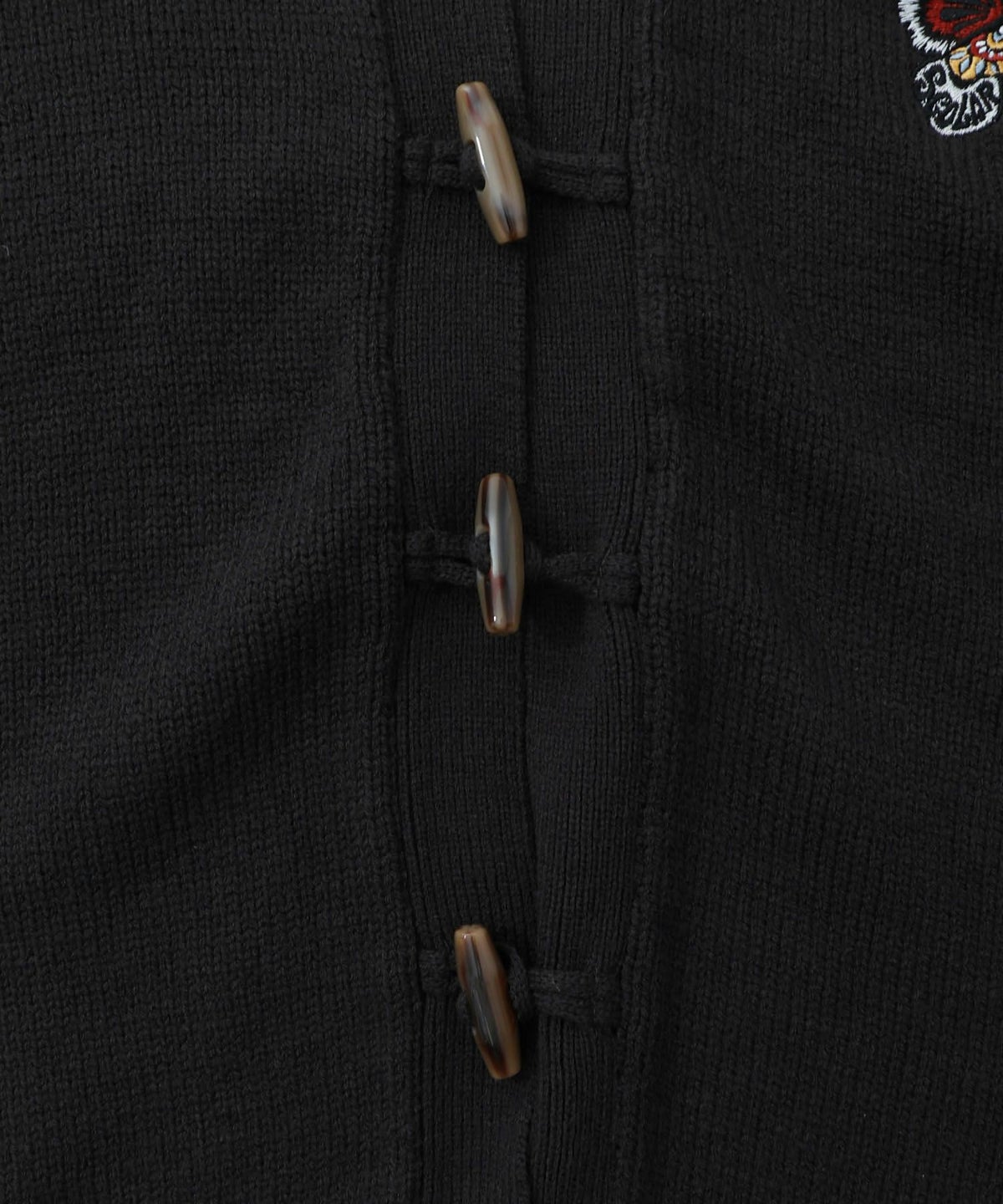 蝶刺繍ニットカーディガン-14