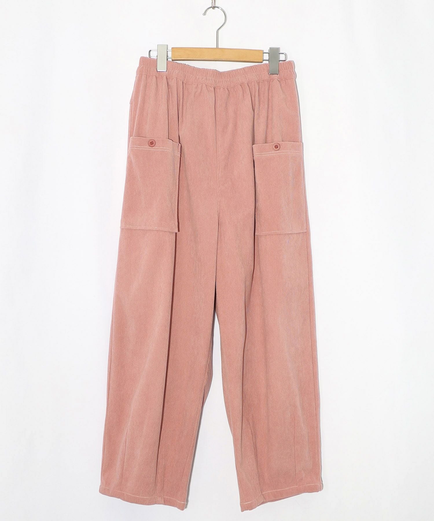 153754：スカラーちゃんネーム ボタンポケットコーデュロイパンツの