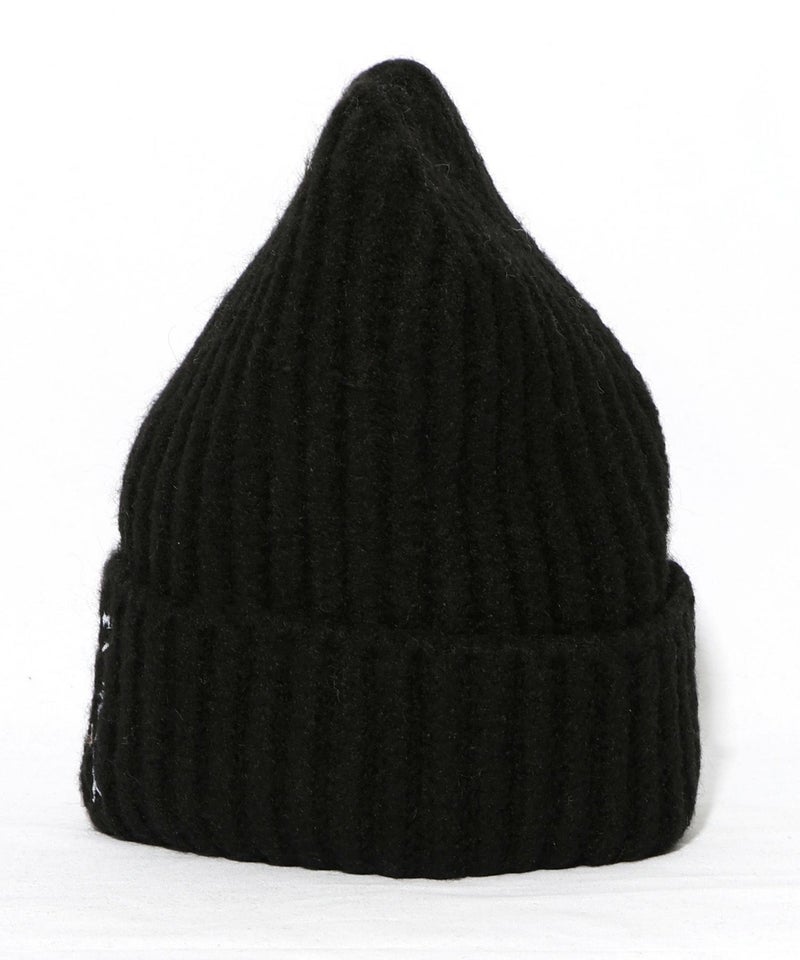 ネコのたからもの刺繍ニット帽-15