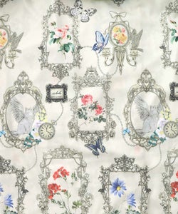 ヴィンテージ風額縁柄シャツワンピース-10