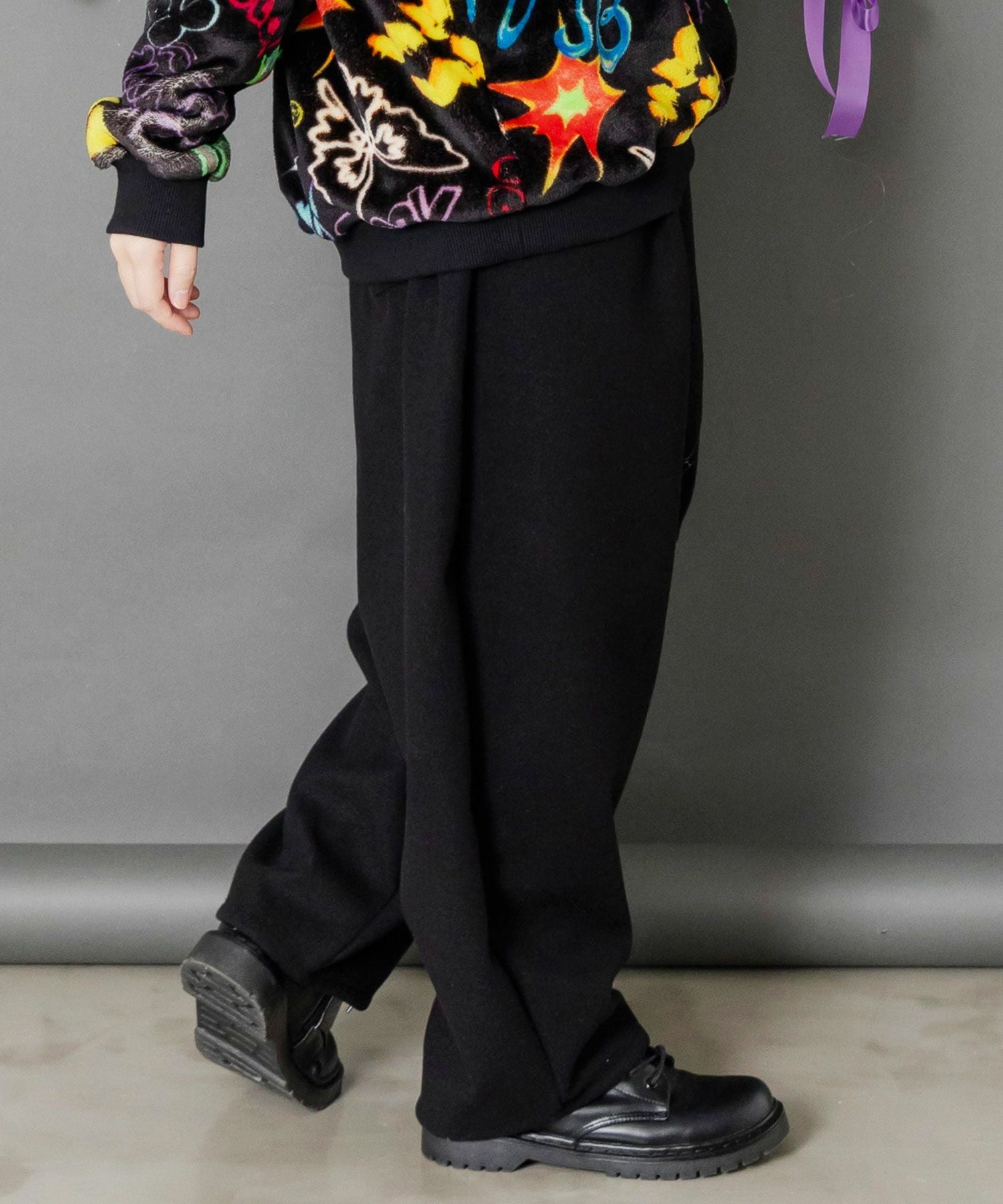 153765：POP刺繍起毛あったかパンツの通販-ScoLar