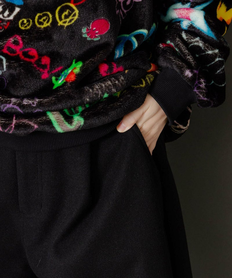 POP刺繍起毛あったかパンツ-7