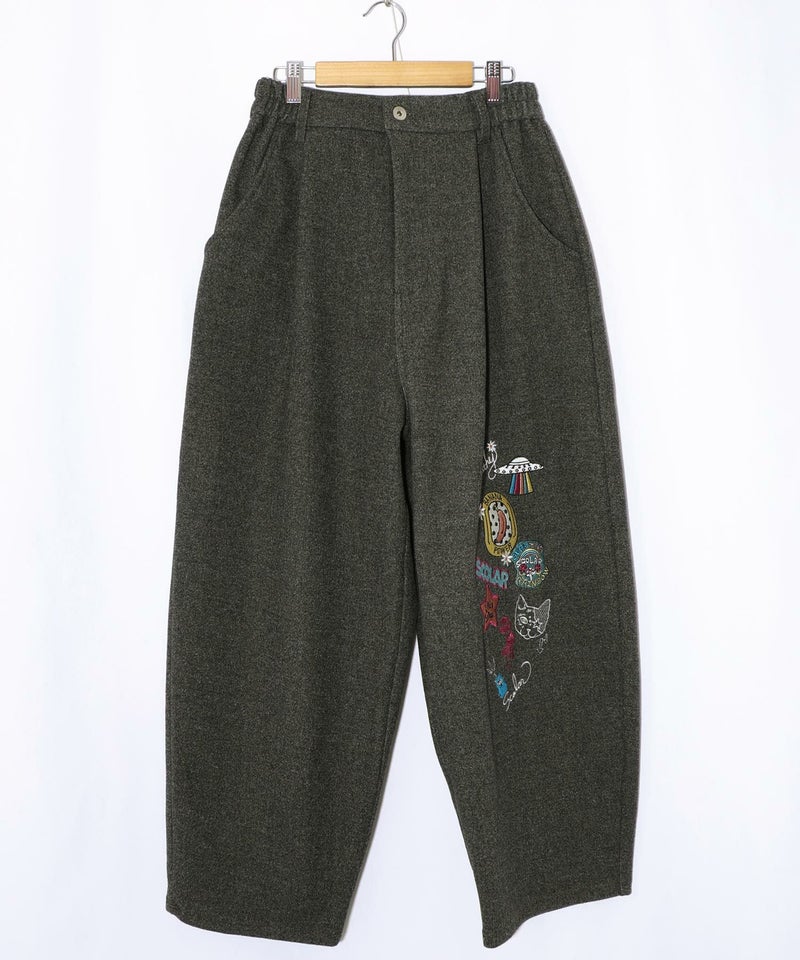 POP刺繍起毛あったかパンツ-9