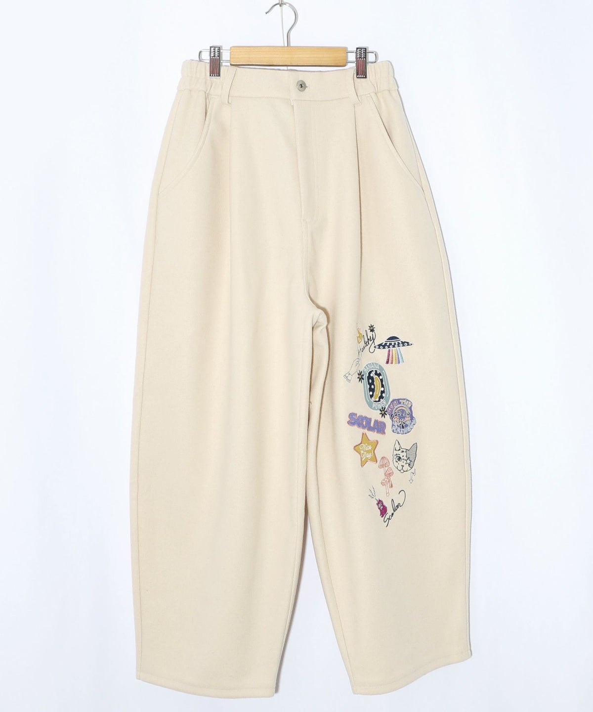 POP刺繍起毛あったかパンツ-11