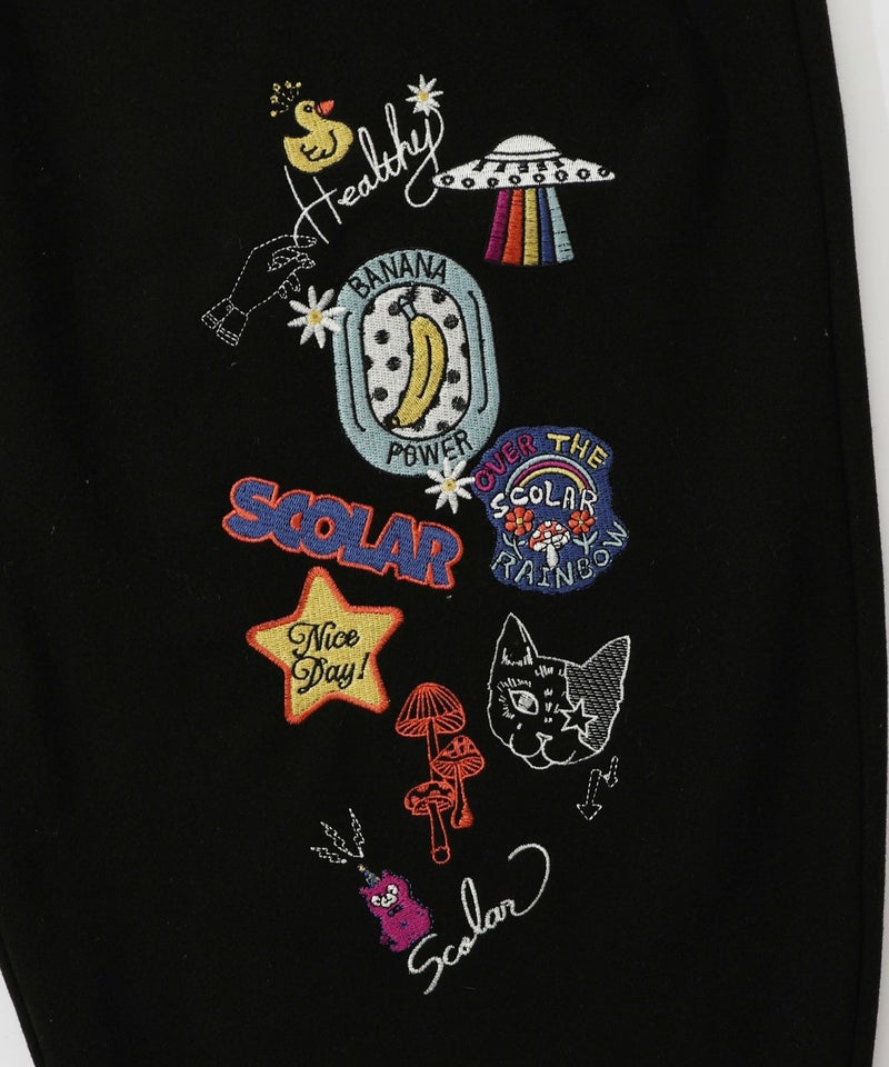 POP刺繍起毛あったかパンツ-14